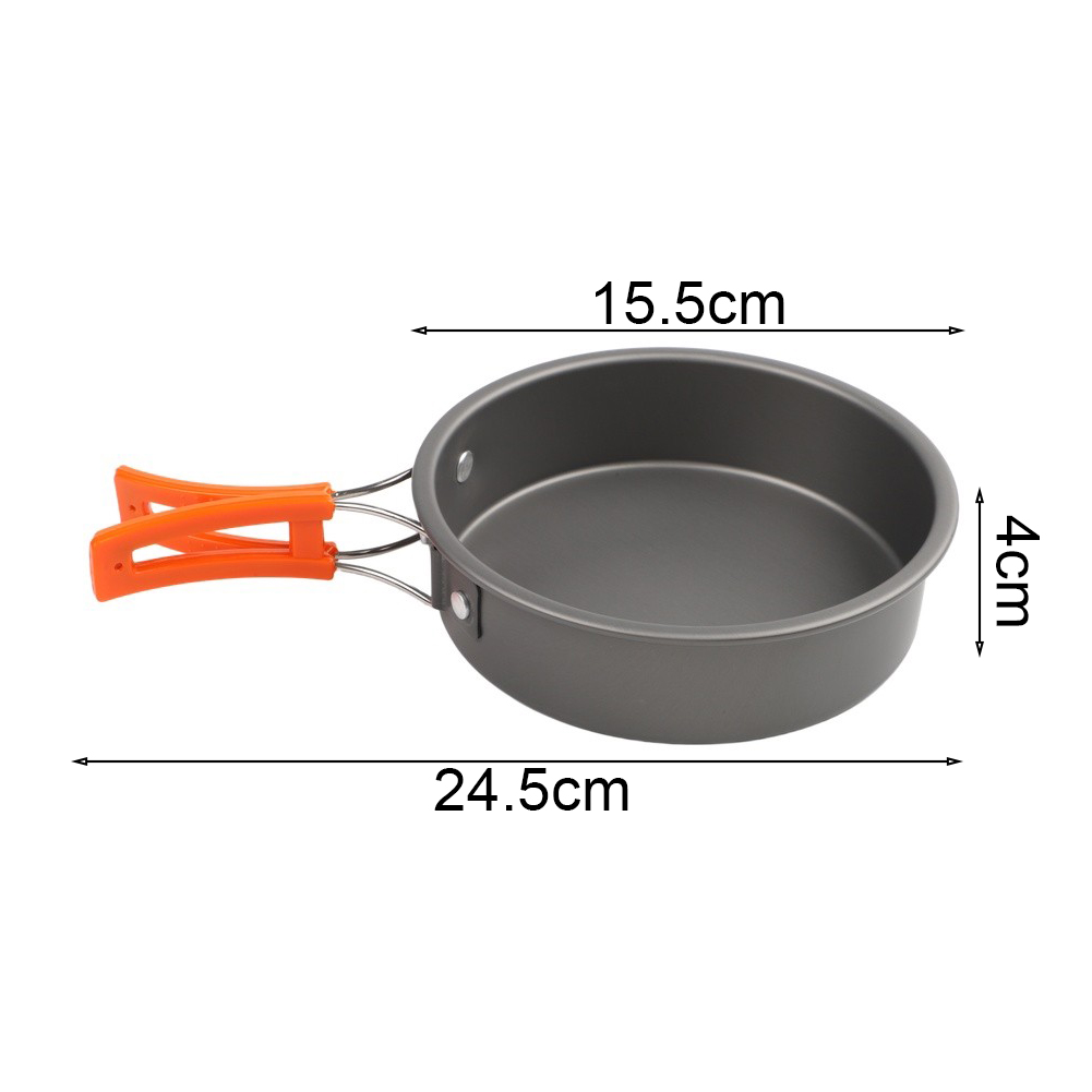 1pc Frying Pan Alumina Conduct - Camping Cooking Cupboard 评论和价格