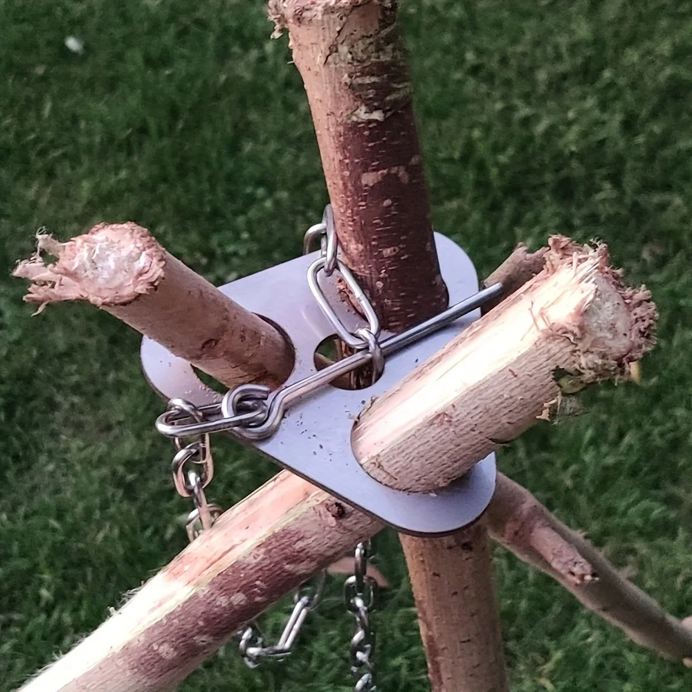 Stainless Steel Camping Tripod - Camping Cooking Kit 评论和价格
