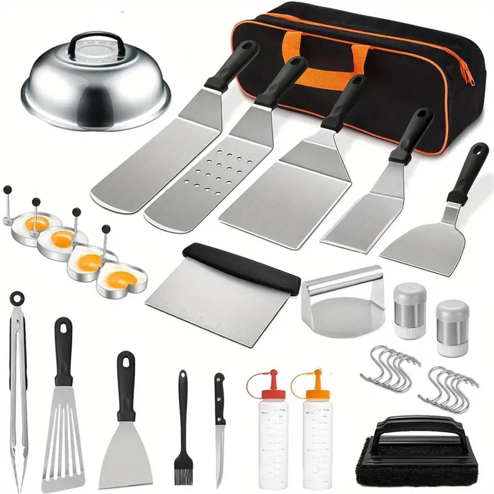 33Pcs Flat Top Griddle Accesso - Camping Cooking Flat Top 评论和价格