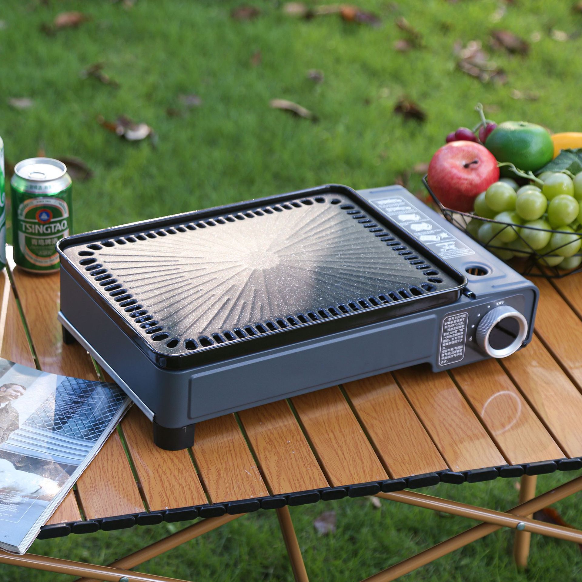 Portable Gas Cassette Stove Wi - Camping Cooking Cupboard 评论和价格