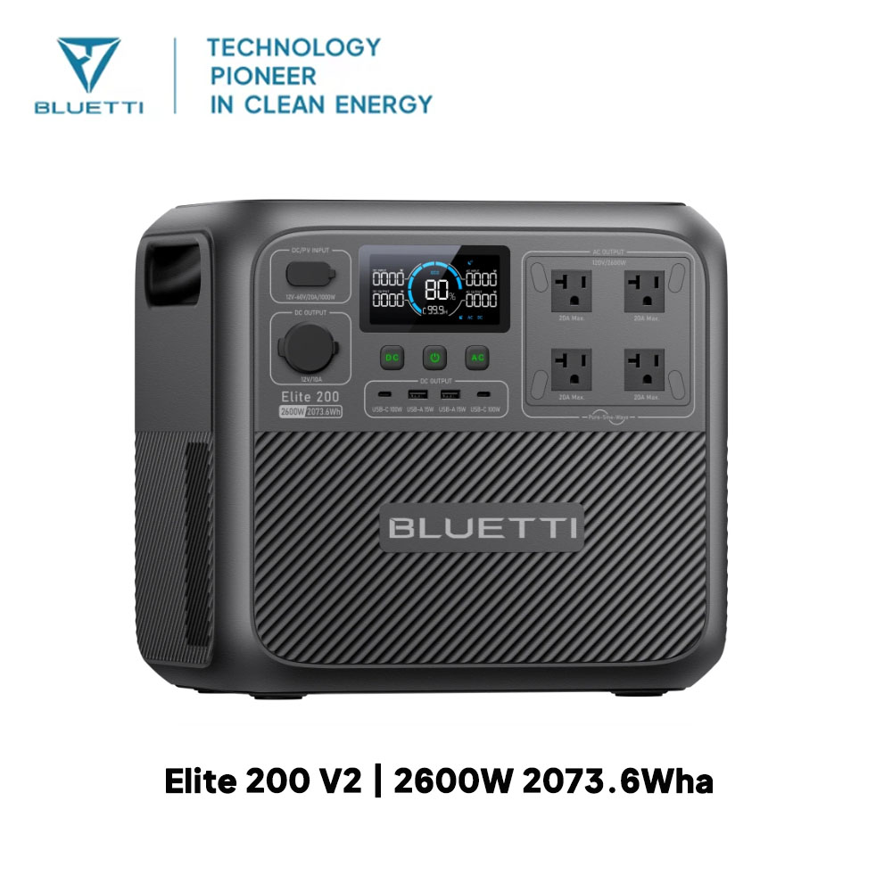 【Renew】BLUETTI Elite 200 V2 Po - Camping Cooking Utensils Kit 评论和价格
