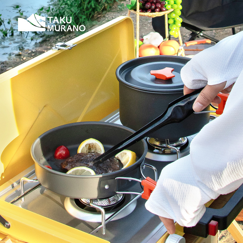 Camping Cookware Set Outdoor C - Camping Cooking Kit 评论和价格