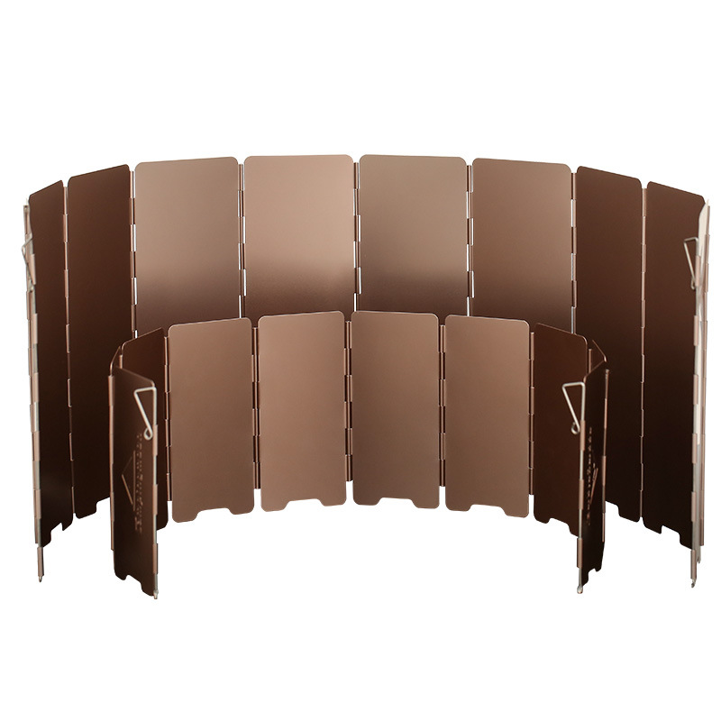 10 Plates Bronze-coloured Fold - Camping Cooking Lightweight 评论和价格
