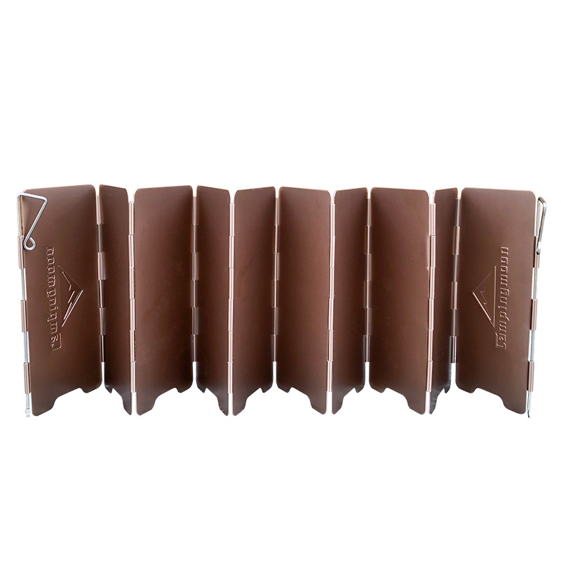 10 Plates Bronze-coloured Fold - Camping Cooking Lightweight 评论和价格