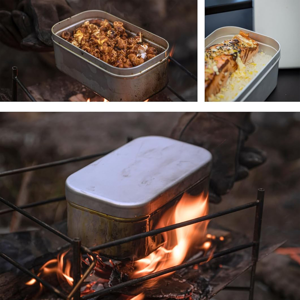 Foldable Bento Box Handle, Lun - Camping Cooking Utensils Kit 评论和价格