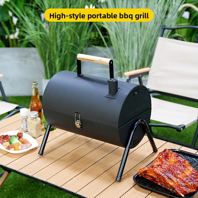 Double Sided Outdoor Grill Por - Camp Grill Portable Folding 评论和价格