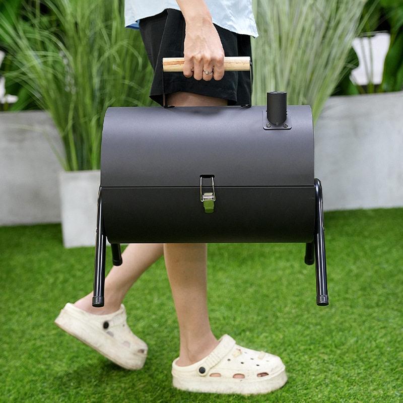 Double Sided Outdoor Grill Por - Camp Grill Portable Folding 评论和价格