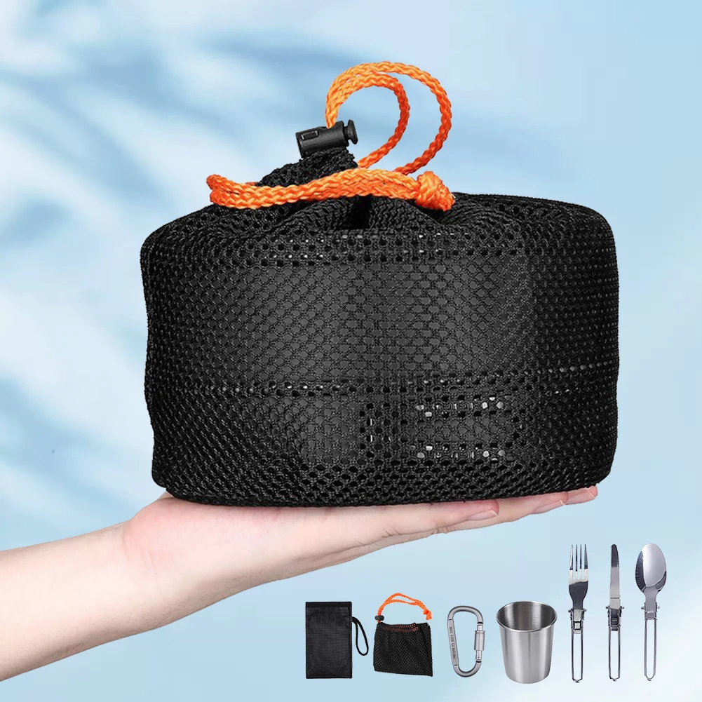 Camping Cookware Kit Kettle Po - Camping Cooking Kit 评论和价格