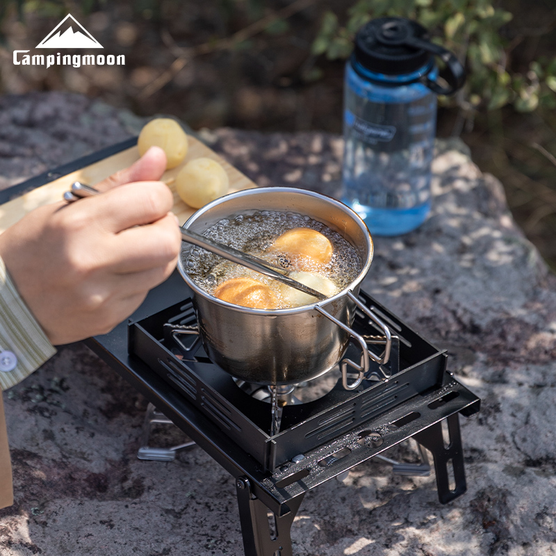 CAMPINGMOON 600ml Stainless St - Camping Cooking Tray 评论和价格