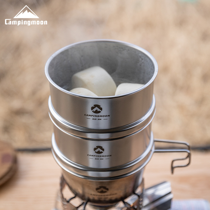 CAMPINGMOON 600ml Stainless St - Camping Cooking Tray 评论和价格