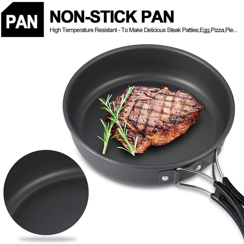 Outdoor Camping Cookware Set M - Camping Cooking Kit 评论和价格