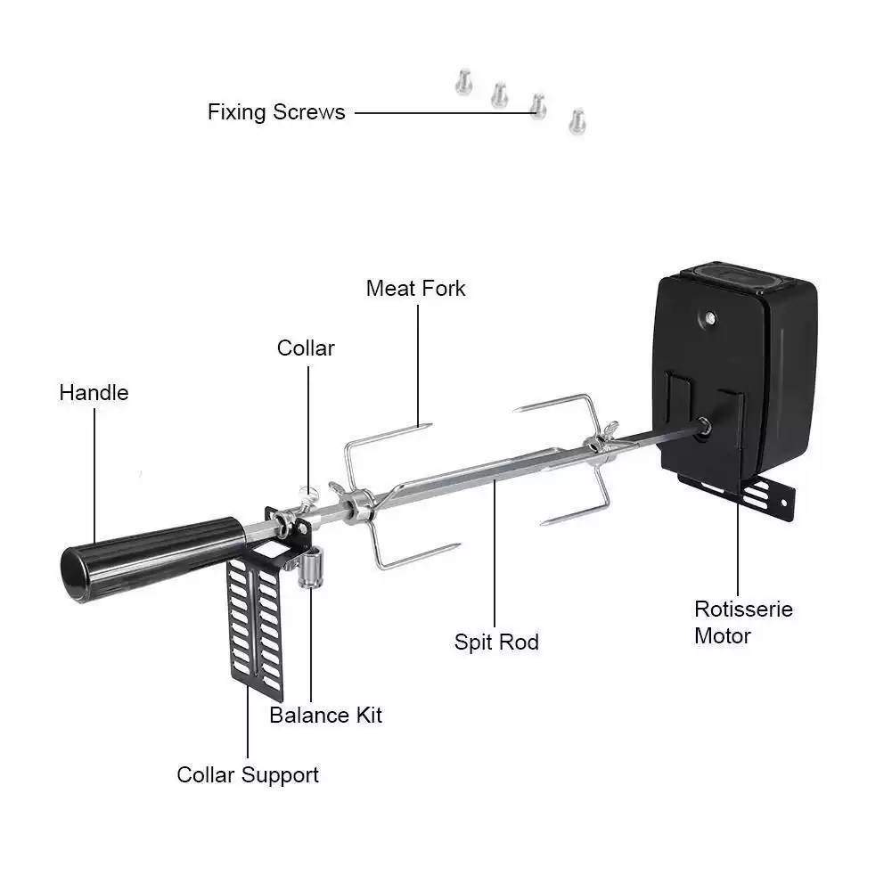 Automatic Electric BBQ Rotisse - Camping Cooking Electric 评论和价格