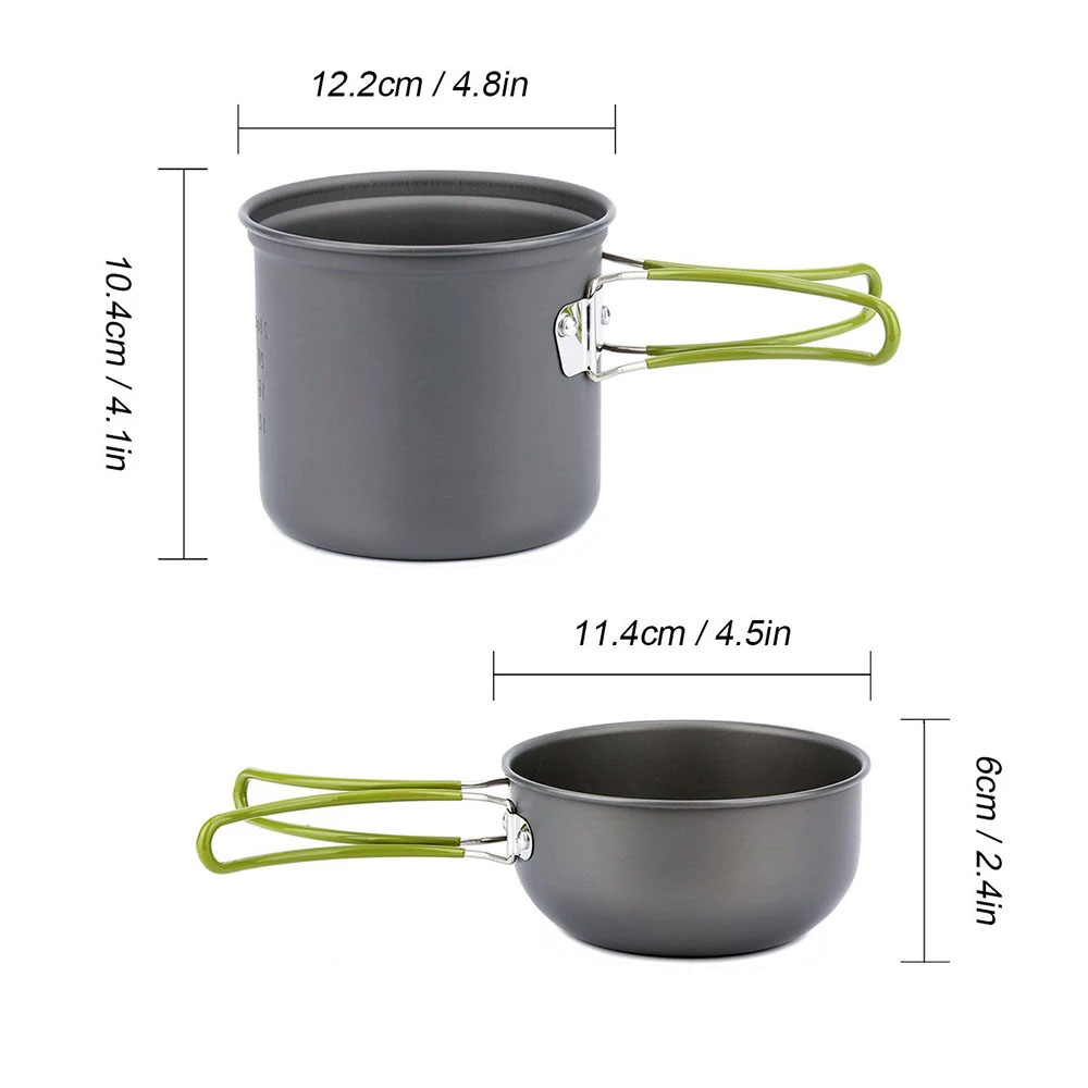 Camping Cookware Kit with Stov - Camping Cooking Kit 评论和价格